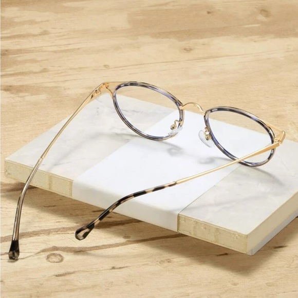 Round Frame Anti-blue Light Eyeglasses - Picture 3 of 4